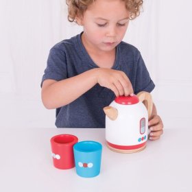 Bigjigs Toys Wooden Teapot, Bigjigs Toys