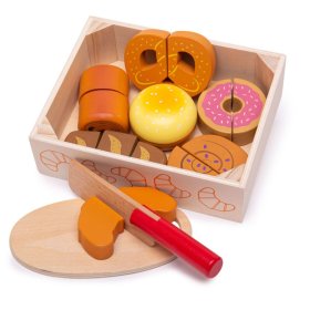 Bigjigs Toys Slicing pastry in a box
