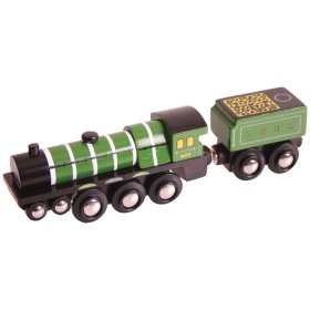 Bigjigs Rail Wooden replica Flying Scotsman locomotive, Bigjigs Rail