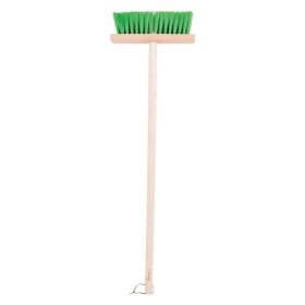 Bigjigs Toys Garden broom with long handle green