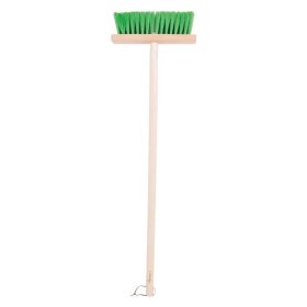 Bigjigs Toys Garden broom with long handle green