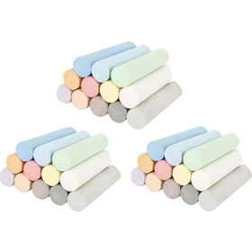 Small Foot Set of large colored chalk 3 packs