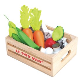 Le Toy Van Crate with vegetables