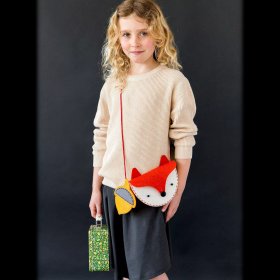Petit Collage Sew a fox handbag