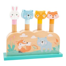 Small Foot Wooden animal shooting game, small foot