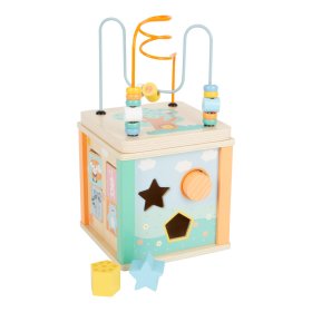 Small Foot Motor cube in pastel colors, small foot