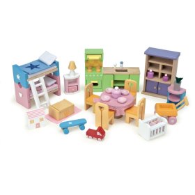 Le Toy Van Furniture Starter complete set for the house, Le Toy Van