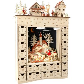 Small Foot Wooden Advent Calendar Winter Dream