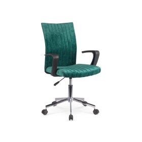 Student swivel chair DORAL - green, Halmar