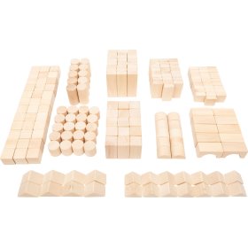 Small Foot Wooden cubes 200 pcs natural, Small foot by Legler