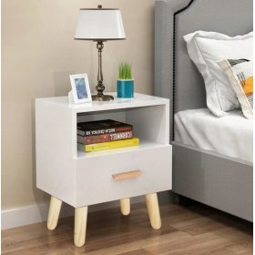 SCANDI bedside table with drawer, MODERNHOME