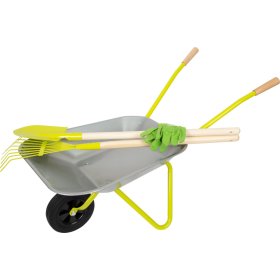 Small Foot Wheelbarrow with garden tools, small foot