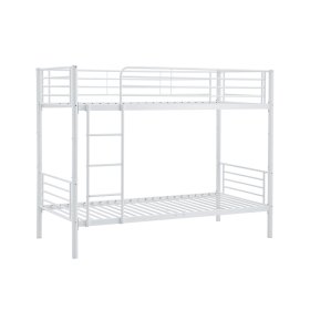 Metal bunk bed BUNKY 200x90 cm - white