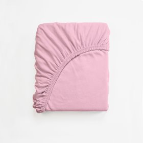 Cotton bed sheet 120x60 cm - pink