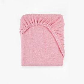 Terry sheet 140x70 cm - pink