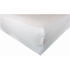 Waterproof cotton sheet - white 160 x 70 cm