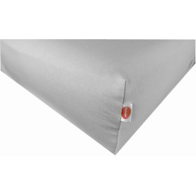 Waterproof cotton sheet - gray 140x70 cm