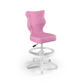 Children's ergonomic desk chair adjusted to a height of 119-142 cm - pink, ENTELO