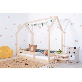 Children's Montessori bed Chimney house - lacquered, Ourbaby