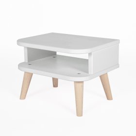 NELL bedside table - white