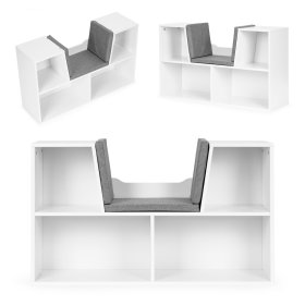 Shelf with seat for children, EcoToys