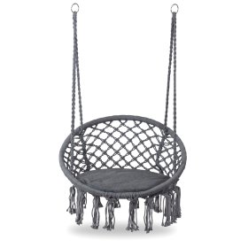 Hanging rocking chair - gray