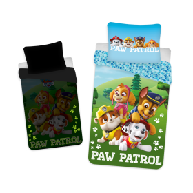 Bed linen with a luminous effect Paw Patrol 140 x 200 cm + 70 x 90 cm, Sweet Home, Paw Patrol