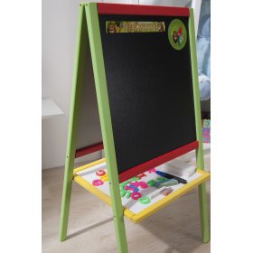 Wooden children's magnetic board