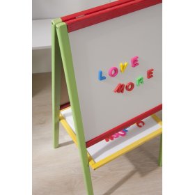 Wooden children's magnetic board