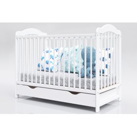 Cot Alek with removable partitions - white, Pietrus