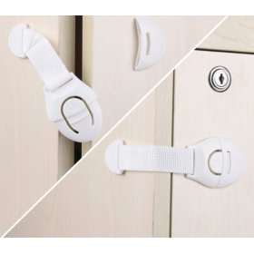 SIPO Child lock for furniture with strap - 10 pcs, Sipo