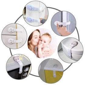 SIPO Child lock for furniture with strap - 10 pcs