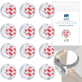 SIPO Set of round corner protectors - 12 pcs, Sipo