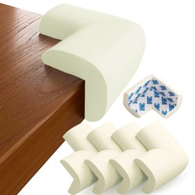 SIPO Foam protection for furniture corners, beige - 4 pcs, Sipo