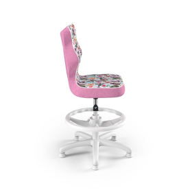 Children's ergonomic desk chair adjusted to a height of 119-142 cm - butterflies, ENTELO