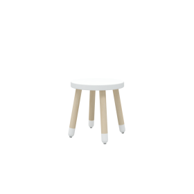 Dots chair - white, FLEXA