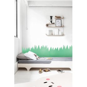 Foam wall protection behind the bed - Grass