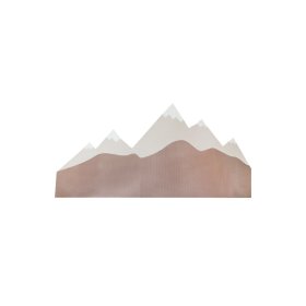 Foam protection for the wall behind the bed Mountains - beige, VYLEN
