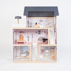 Wooden house for Amélie dolls, Ourbaby