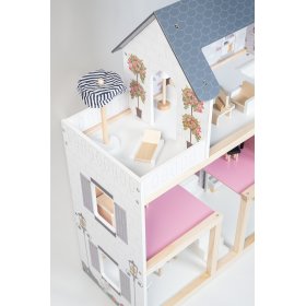 Wooden house for Amelia dolls