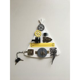 Activity board - Teepee - white, ABAM