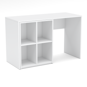 White desk with shelf Simply