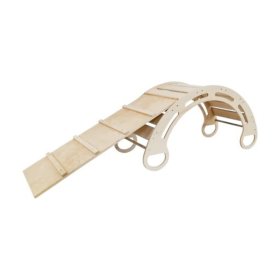 Wooden Montessori slide Lilac - natural, LilaBaby