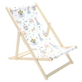 Children's beach chair Princess and castle, Chill Outdoor