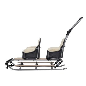 Sled for twins Duo Sport - gray seat color