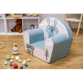 Children chair Hare - gray-blue-white, Delta-trade