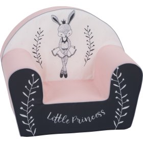 Children's chair Bunny Ballerina - white-pink