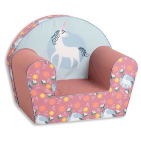 Children's chair Unicorn - pink