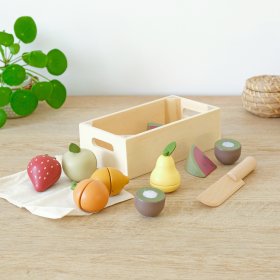 Fruiti - Wooden fruit - slicing, Ourbaby