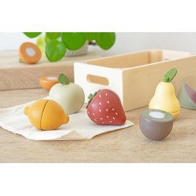 Fruiti - Wooden fruit - slicing, Ourbaby